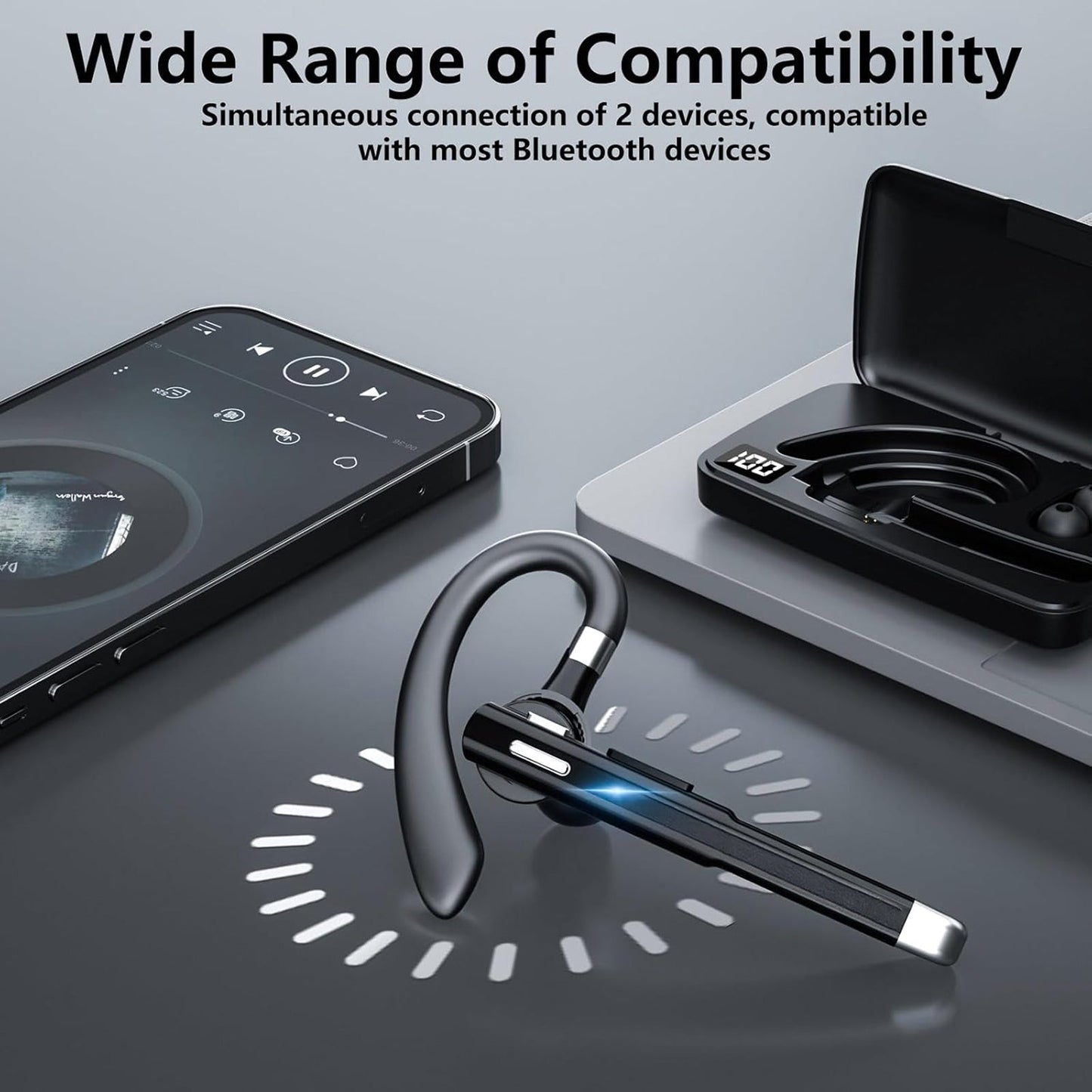 EzyTalux Bluetooth Headset For Truck Drivers