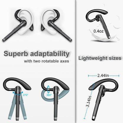 EzyTalux Bluetooth Headset For Truck Drivers