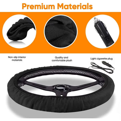 GripyHeat Heated Steering Wheel Cover