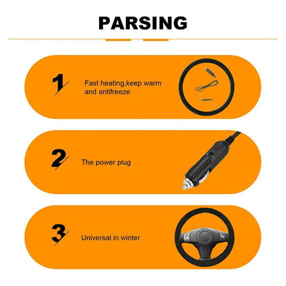 GripyHeat Heated Steering Wheel Cover