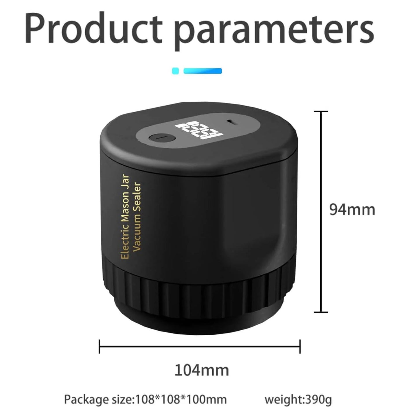 JarVacier Mason Jar Vacuum Sealer