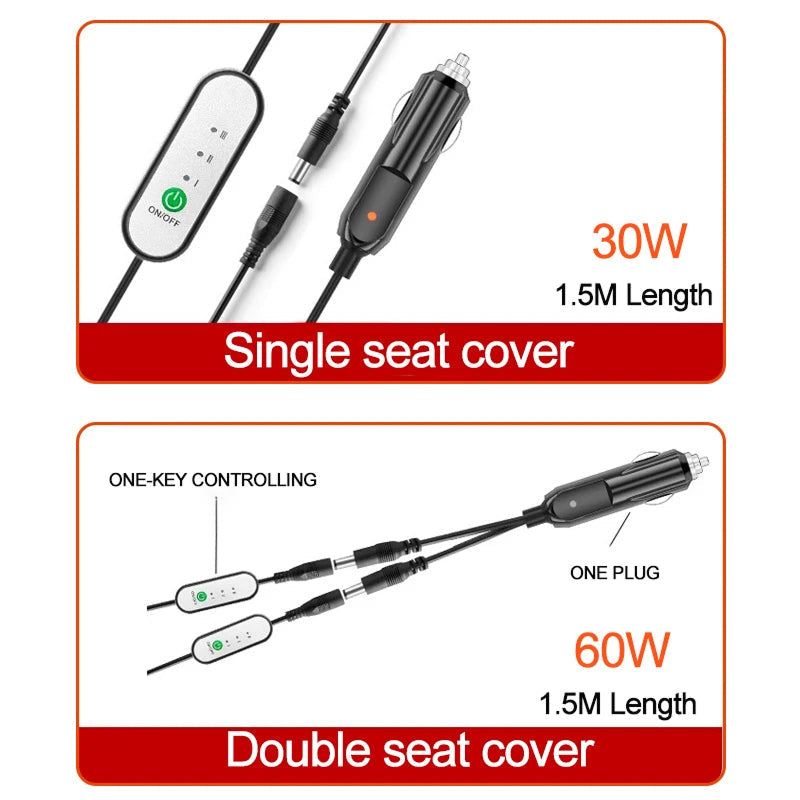 SeatCozie Verwarmde Autostoelhoes