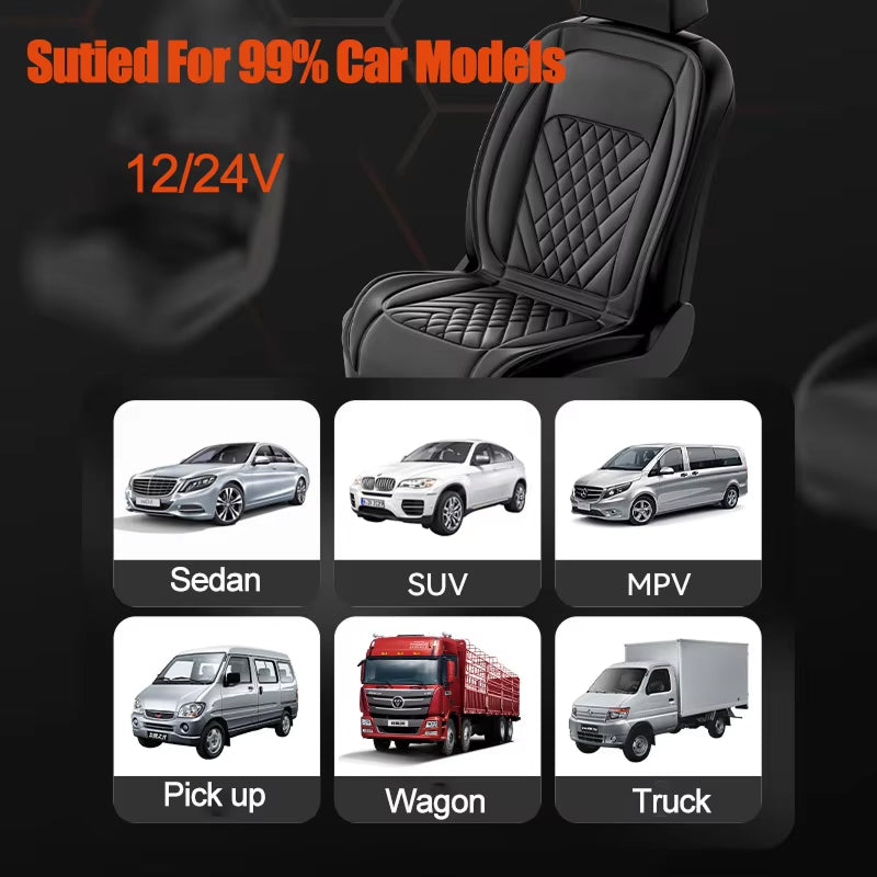 SeatCozie Verwarmde Autostoelhoes